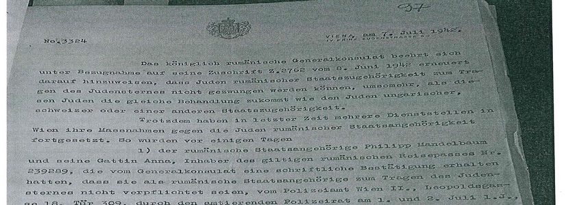 Vorstellung der Studie „Humanity amidst the Horror ‒ The special case of Romanian Jews in Vienna in 1943“