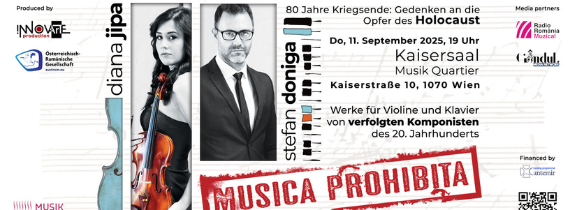 Concert Musica prohibita 80 de ani de la sfârșitul războiului: comemorarea victimelor Holocaustului