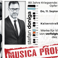 Konzert „Verbotene Musik“ - 80 Jahre seit dem Ende des 2. Weltkriegs: Gedenken an die Opfer des Holocausts