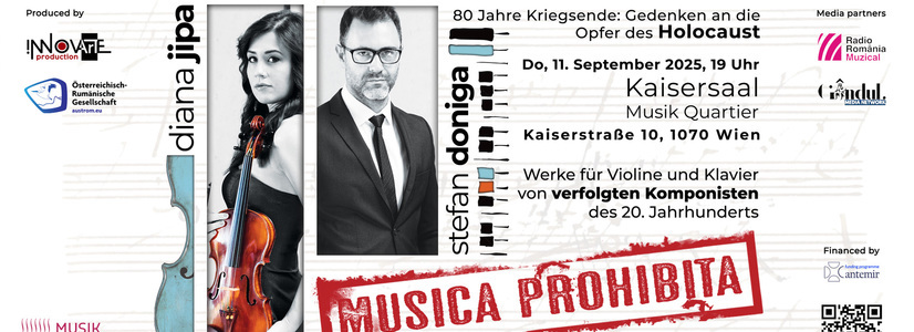 Konzert „Verbotene Musik“ - 80 Jahre seit dem Ende des 2. Weltkriegs: Gedenken an die Opfer des Holocausts
