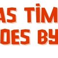 As time goes by…