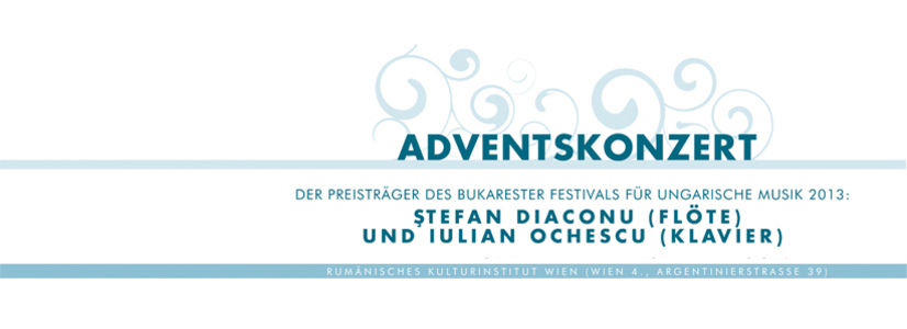 Adventskonzert im Rumänischen Kulturinstitut in Wien